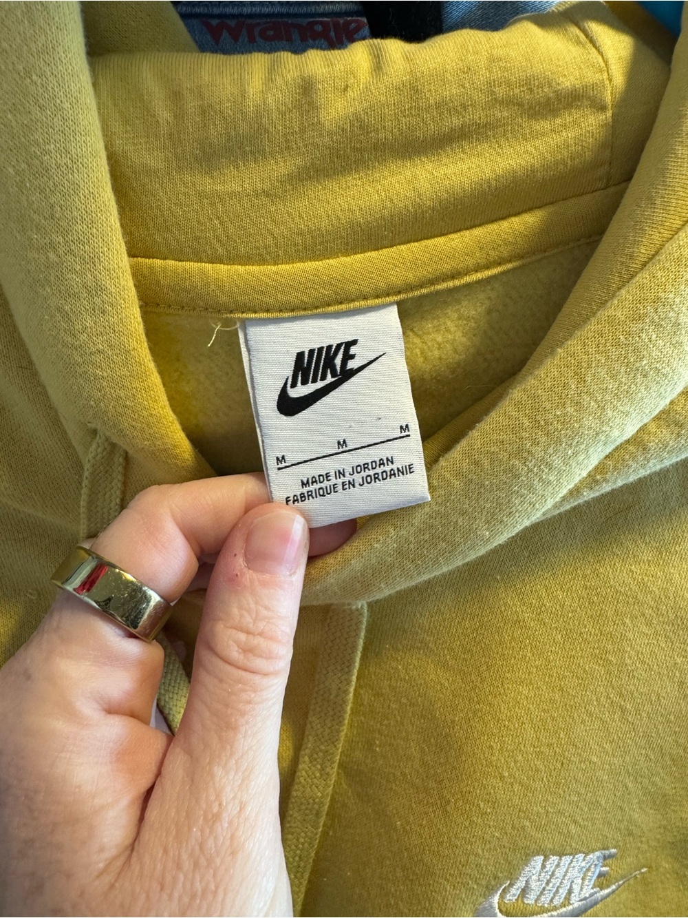 Nike Yellow Pullover Hoodie Women’s - Picture 3 of 4